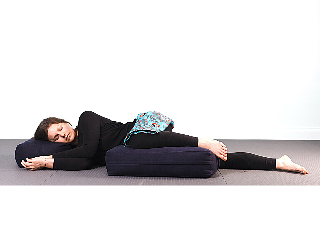 Featured Restorative Pose: Supported Side-Lying Stretch Pose - Yoga for  Times of Change